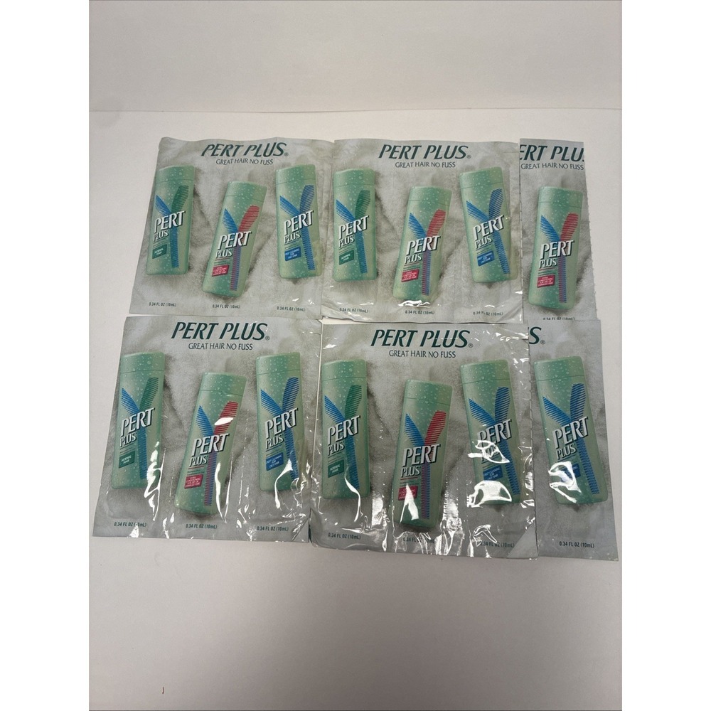 14x Pert Plus Extra Conditioning for Dry/Damaged Hair Samples 0.34 oz NOS 1995